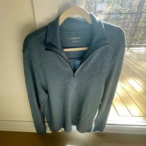 Croft & Barrow Men's Charcoal Zip-Up Sweater